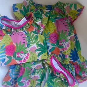 Boden 2-piece Swimsuit and Coverup Set 3-4yrs